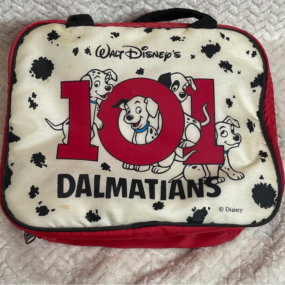 Vintage 90s Aladdin‎ Disney's 101 Dalmatians Vinyl Soft lunch bag